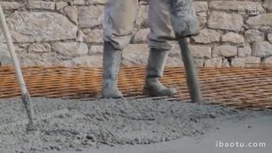 混凝土浇筑工程压实液体水泥